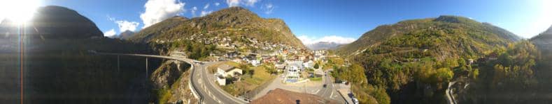 Stalden — view over the village